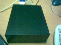 The cool black mini case that the Efika is shipped with